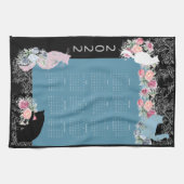 Prachtige Kat Roos Garden 2022 Calendar Towel Theedoek (Horizontaal)