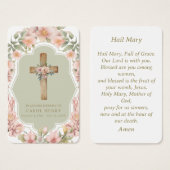 Prachtige katholieke herinnering Heil Maria gebed Visitekaartje (Voorkant /achterkant)