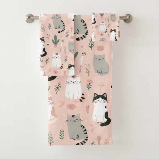 Prachtige Katten Bad Handdoek (Insitu)