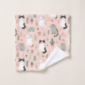Prachtige Katten Bad Handdoek (Wasdoekje)