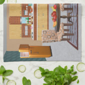 Prachtige Katten Keukenhanddoek (Gevouwen)