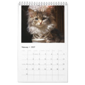 Prachtige katten wandkalender 2024 kalender (Feb 2027)