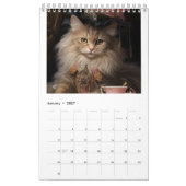 Prachtige katten wandkalender 2024 kalender (Jan 2027)