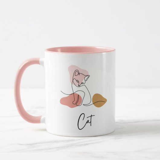 Prachtige kattenkoffie mok (Links)