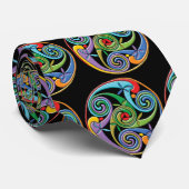 Prachtige Keltische Mandala met het kleurrijke Str Stropdas (Opgerold)