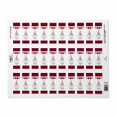 Prachtige kerst etiket (Full Sheet)