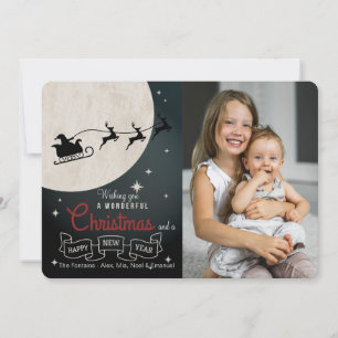 Prachtige kerst fotokaart feestdagenkaart