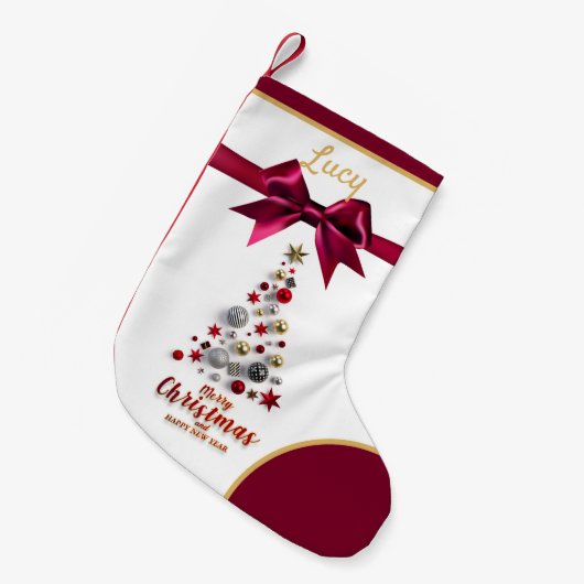 Prachtige kerst kleine kerstsok (Voorkant (Hangend))