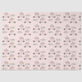 Prachtige Kerst Pastels Auto Tissuepapier