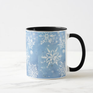 Prachtige kerst sneeuw mok