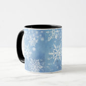 Prachtige kerst sneeuw mok (Voorkant links)