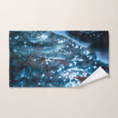 Prachtige kerst sneeuwvlokken bad handdoek (Handdoek)