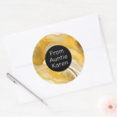 Prachtige Kerst stickers gepersonaliseerd (Envelop)
