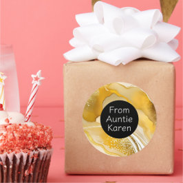 Prachtige Kerst stickers gepersonaliseerd