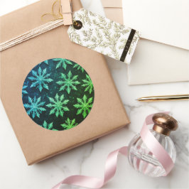 Prachtige Kerst stickers sneeuwvlokken