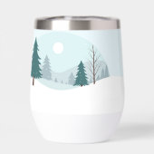 Prachtige kerstbomen Winterfeest (Achterkant)