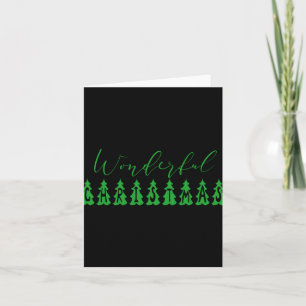 Prachtige Kerstboom Groen Tygraphy Kaart