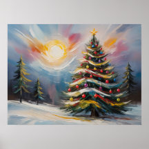 Prachtige kerstboom in Snowy Wonderland