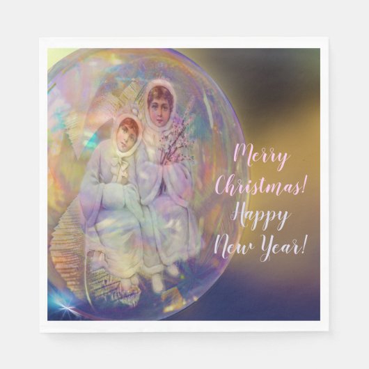 Prachtige kerstfeest Geweldige legant party Servet (Voorkant)