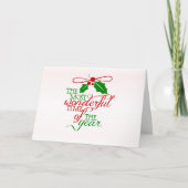 Prachtige kerstfeestdag Kaart (Voorkant)