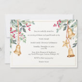 Prachtige kerstfeestdag met de hand kaart (Voorkant)