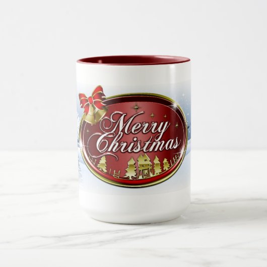 Prachtige kerstkoffie Mok (Midden)