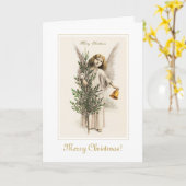 Prachtige kerstman  feestdag kaart (Gele Bloem)