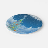 Prachtige kerstpapieren Borden Papieren Bordje (Gekanteld)