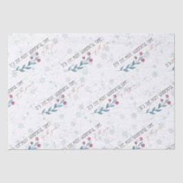 Prachtige kerstpastels tissuepapier