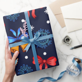 Prachtige kerstpatronen Verpakkingspapier Cadeaupapier