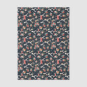 Prachtige kerstrendierbloem tissuepapier (Voorkant)