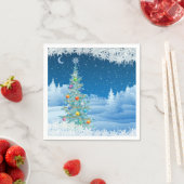 Prachtige kerstservetten servet (Insitu)