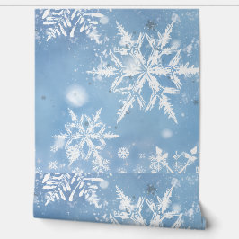 Prachtige Kerstsneeuw Behang