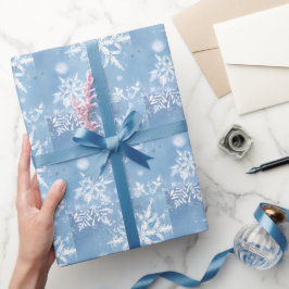Prachtige Kerstsneeuw Cadeaupapier