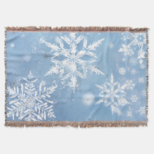 Prachtige Kerstsneeuw Deken (Voorkant)