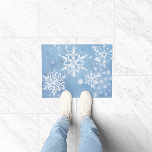 Prachtige Kerstsneeuw Deurmat (Binnen)