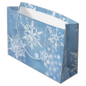 Prachtige Kerstsneeuw Groot Cadeauzakje (Achterkant Gekanteld)