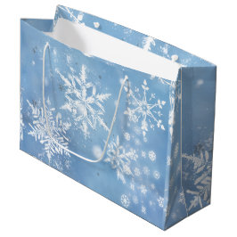 Prachtige Kerstsneeuw Groot Cadeauzakje