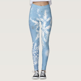Prachtige Kerstsneeuw Leggings