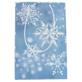 Prachtige Kerstsneeuw Medium Cadeauzakje