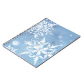 Prachtige Kerstsneeuw Notitieboek (Linkerzijde)