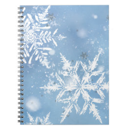 Prachtige Kerstsneeuw Notitieboek