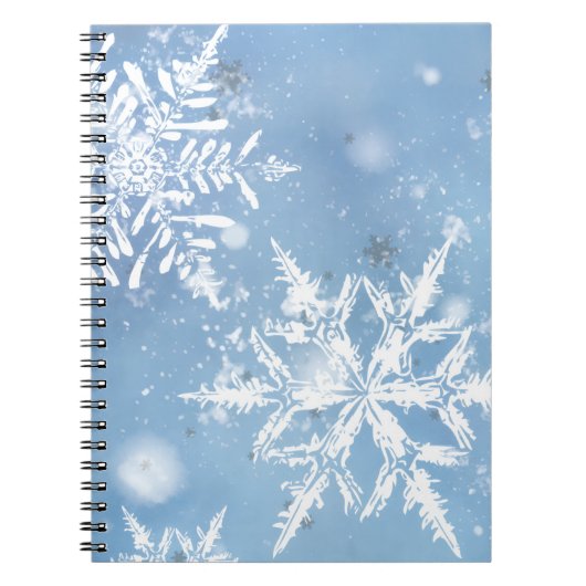 Prachtige Kerstsneeuw Notitieboek (Voorkant)