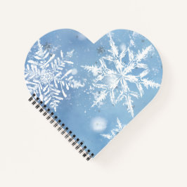 Prachtige Kerstsneeuw Notitieboek