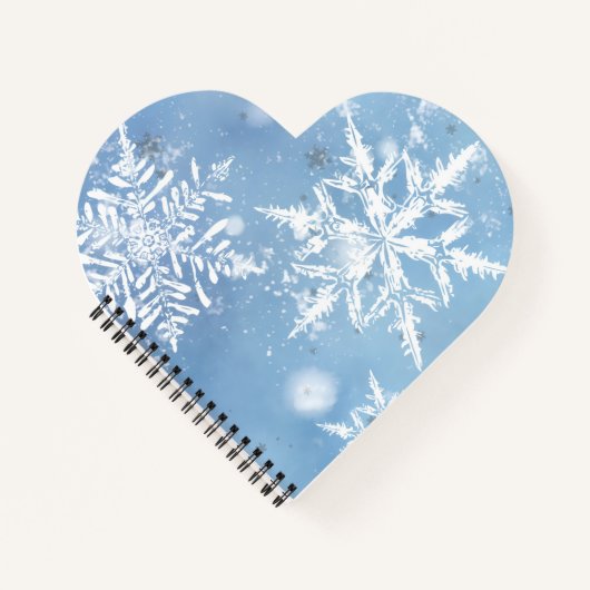 Prachtige Kerstsneeuw Notitieboek (Voorkant)