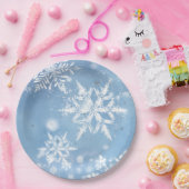 Prachtige Kerstsneeuw Papieren Bordje (Feest)