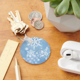 Prachtige Kerstsneeuw Sleutelhanger