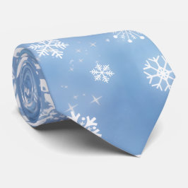 Prachtige Kerstsneeuw Stropdas