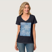 Prachtige Kerstsneeuw T-shirt (Voorkant volledig)