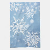 Prachtige Kerstsneeuw Theedoek (Verticaal)
